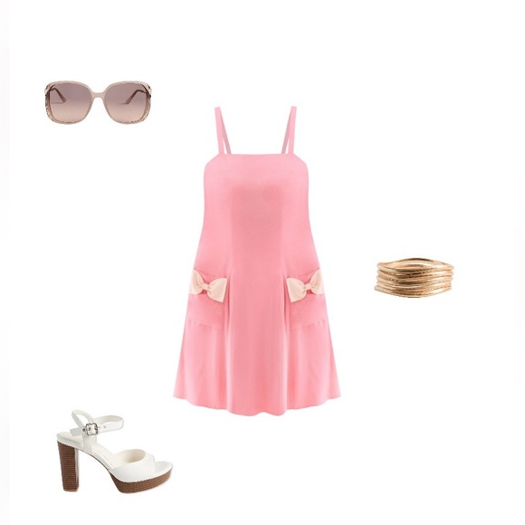 Torrid Retro Chic Fit & Flare Dress in Flamingo Plume Pink, Large, NWT! - Picture 15 of 16